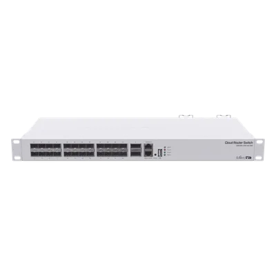 Cloud Router Switch / Dual OS / 24x 10G SFP+ / 2x 40G QSFP+ / 640 Gbps / 252 Mpps / Redundante