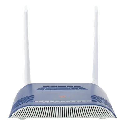 ONU Dual GPON/EPON / Wi-Fi 2.4 GHz 300 Mbps / 1 Puerto LAN Gigabit / 1 Puerto LAN Fast Ethernet / 1 Puerto FXS / 1 Puerto CATV / 2 Antenas 5 dBi