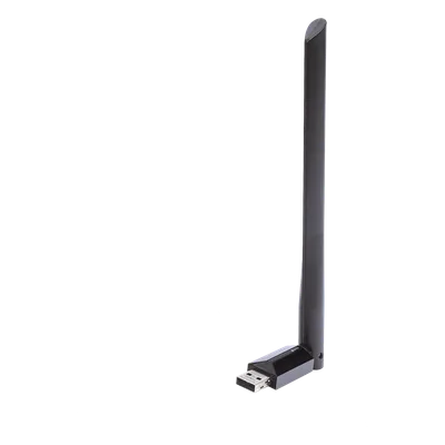 Adaptador USB Wi-Fi / Dual Band AC600 / 200 Mbps 2.4 GHz + 433 Mbps 5 GHz / Antena 5 dBi / USB 2.0