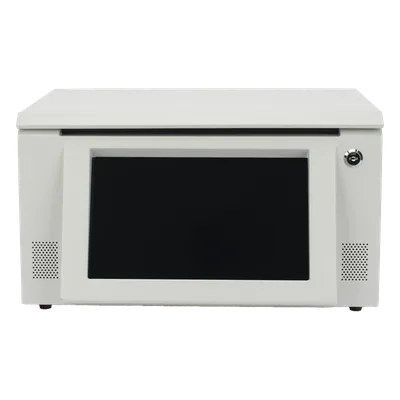 Estación de Descarga para Body Cam / 8 Puertos / Pantalla Táctil 10 Pulgadas / Ethernet 1000 Mbps / Almacenamiento 36 TB / Android Integrado