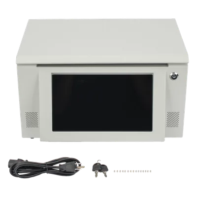 Estación de Descarga para Body Cam / 8 Puertos / Pantalla Táctil 10 Pulgadas / Ethernet 1000 Mbps / Almacenamiento 36 TB / Android Integrado