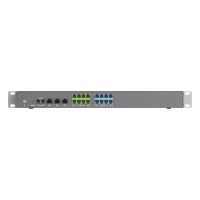 Conmutador IP-PBX / 3000 Usuarios / 450 Llamadas Simultáneas / 8 FXO / 8 FXS / Comunicaciones Unificadas Híbrida