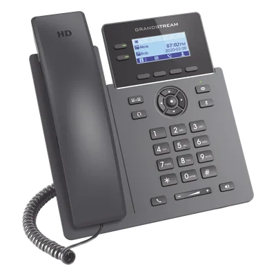 Teléfono IP / 2 Líneas SIP / 4 Cuentas / Codec Opus / IPv4/IPv6 / Pantalla LCD 132x48
