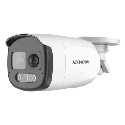 Cámara Bala TURBOHD / 2 Megapixel Full HD / Color 24/7 / Luz Blanca 40 m (131.2 ft) / WDR 130 dB / Sensor PIR 110° / Sirena 93.5 dB / Estrobo Rojo-Azul / IP67