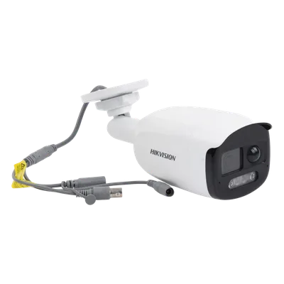 Cámara Bala TURBOHD / 2 Megapixel Full HD / Color 24/7 / Luz Blanca 40 m (131.2 ft) / WDR 130 dB / Sensor PIR 110° / Sirena 93.5 dB / Estrobo Rojo-Azul / IP67