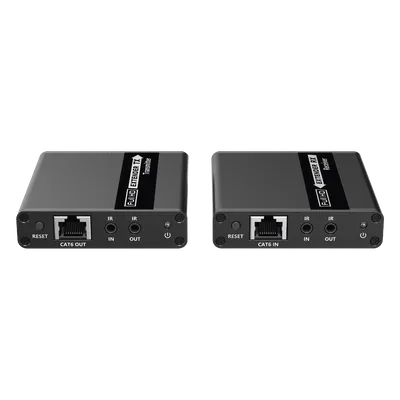 Kit Extensor HDMI para distancias de 70 metros / Soporta resoluciones 720 y 1080P @ 60 Hz / Cat 6, 6a y 7 / Cero Latencia / Uso 24/7 / HDR10 / Salida Loop / Configuración EDID / Soporta control remot