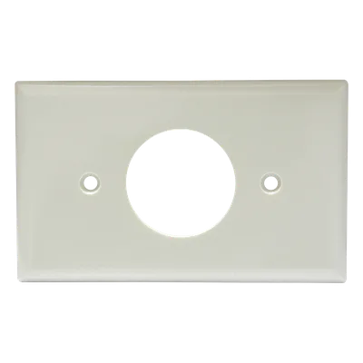 Placa de Contacto Sencilla / Material ABS / Color Marfil / Uso Interior