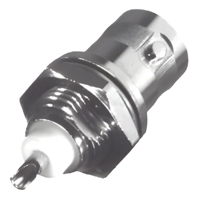 Conector BNC Hembra / Montaje Frontal Chasis / Soldable / 75 Ohm / D-Plano / 0.98 in