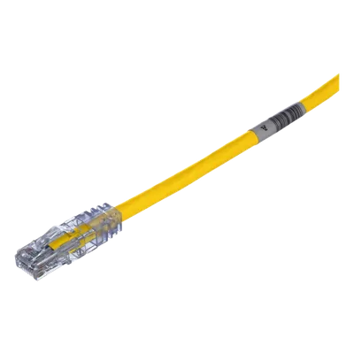 Cable de Parcheo UTP Cat6 / 24 AWG / CM / 6.10 m (20 pies) / Amarillo