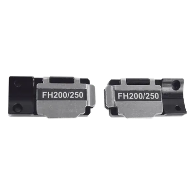 Par de Sujetadores para Fibra Óptica 250 Micras / Compatibles con Fusionadoras 915FS, 910FS y FSP200 / Precisión de Alineación Industrial