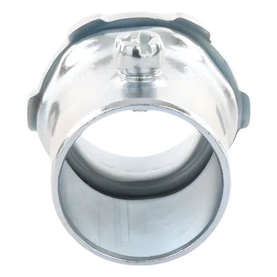 Conector para Tubo / 1" (25 mm) / Pared Delgada / Tornillo Americano / Galvanizado / Etiqueta Verde