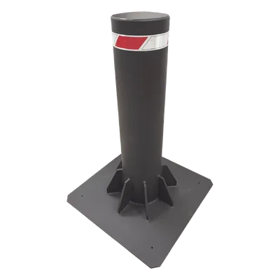 Bolardo Fijo de Alta Seguridad / 220 mm Diámetro / 750 mm Altura / 12 mm Espesor Pared / Acero al Carbón / 2.46 ft Altura / 0.72 ft Diámetro