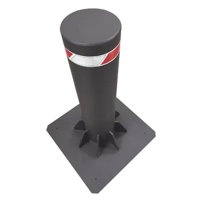 Bolardo Fijo de Alta Seguridad / 220 mm Diámetro / 750 mm Altura / 12 mm Espesor Pared / Acero al Carbón / 2.46 ft Altura / 0.72 ft Diámetro