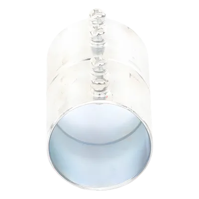 Cople Roscado Con Tornillo / 1 1/2" (41 mm) / Acero Galvanizado / Espesor Pared 1.65 mm / NPT / Uso Interior Seco