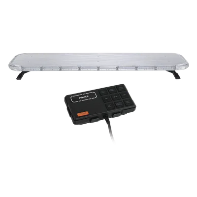 Barra de Luces LED / 46 Pulgadas / Rojo/Azul / 132 LEDs 3 W / 45 Patrones / SAE Clase I / -40 a 70 °C