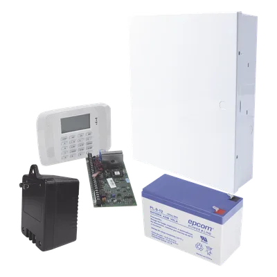 Panel de alarma VISTA-48LA / 3 particiones / 48+16 zonas / Batería 9 Ah / Gabinete y transformador incluidos