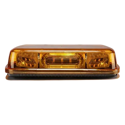 Mini Barra LED / 18 LEDs Ámbar / Tecnología Hyperlux / 25 Patrones / Montaje Magnético / 12 VCC / -40°C a 55°C (-40°F a 131°F)