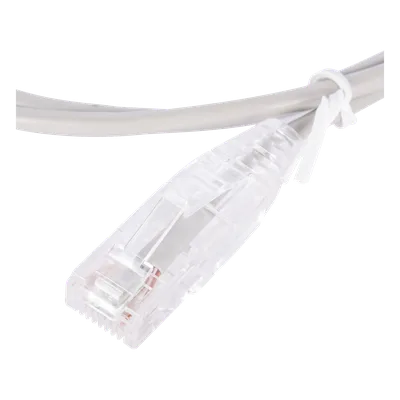 Cable de Parcheo Slim UTP Cat6 / 1 Metro (3.28 Pies) / 28 AWG / RJ45 Chapado en Oro / 10 Gbps