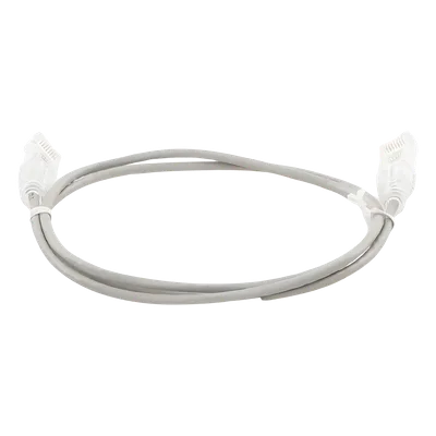 Cable de Parcheo Slim UTP Cat6 / 1 Metro (3.28 Pies) / 28 AWG / RJ45 Chapado en Oro / 10 Gbps