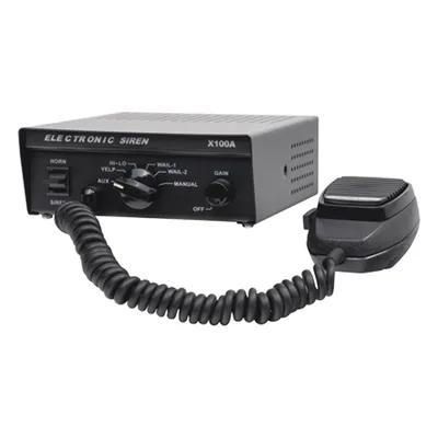 Kit de Equipamiento para Unidades de Seguridad Pública / Barra LED 132 LEDs Hyperlux / Sirena 100W / Control de Tráfico Ámbar / IP65 / SAE