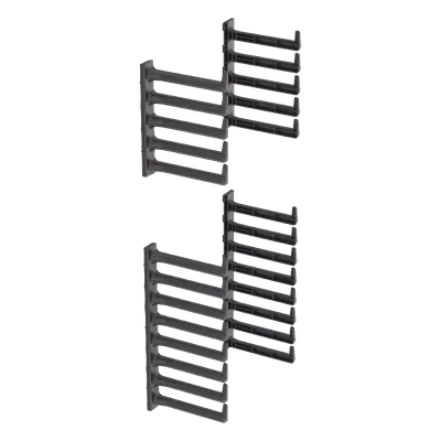 Kit de Dedos para Organizador de Cables / 42 o 45 UR / Tipo S o N / 6.8 in (172.2 mm) de Ancho / Negro