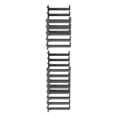 Kit de Dedos para Organizador de Cables / 42 o 45 UR / Tipo S o N / 6.8 in (172.2 mm) de Ancho / Negro