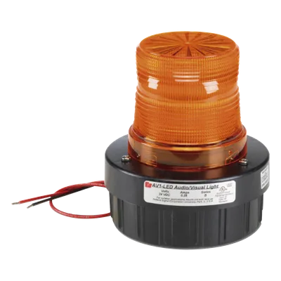 Combinación Audible/Visual / 120 VCA / Ámbar / 95 dB a 1m (85 dB a 3m) / IP66 / Tipo 3R / UL y cUL