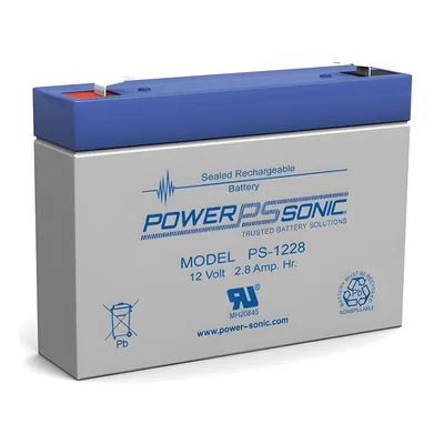 Batería de Respaldo AGM/VRLA / 12V 2.8Ah / Terminales F1 / Vida Útil 5 Años / Certificación UL