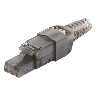 Plug RJ45 / Cat 6A UTP / Sin Herramienta / 50µ Oro / -40°C a 70°C / 22-26 AWG
