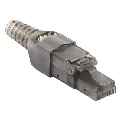 Plug RJ45 / Cat 6A UTP / Sin Herramienta / 50µ Oro / -40°C a 70°C / 22-26 AWG