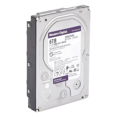 Disco Duro PURPLE de 6TB / 3 AÑOS DE GARANTÍA / Para Videovigilancia