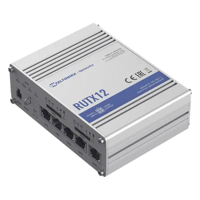 Router Industrial Dual LTE Cat 6 / 600 Mbps / 5 Puertos Gigabit / WiFi 5 Doble Banda / Doble SIM / GNSS / PoE / -40°F a 167°F