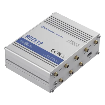Router Industrial Dual LTE Cat 6 / 600 Mbps / 5 Puertos Gigabit / WiFi 5 Doble Banda / Doble SIM / GNSS / PoE / -40°F a 167°F