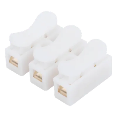 Conector Push / 3 Contactos / 250V 10A / -40°C a 100°C / Cables 0.5 a 3.5 mm² / Material Antiflama