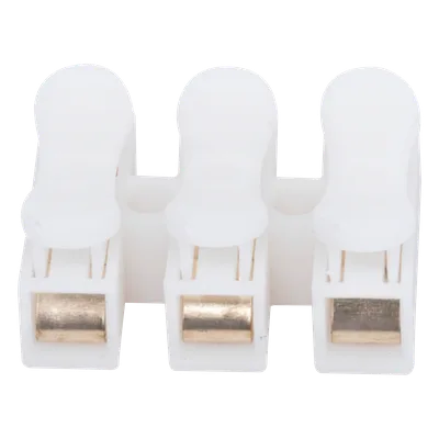 Conector Push / 3 Contactos / 250V 10A / -40°C a 100°C / Cables 0.5 a 3.5 mm² / Material Antiflama