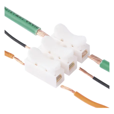 Conector Push / 3 Contactos / 250V 10A / -40°C a 100°C / Cables 0.5 a 3.5 mm² / Material Antiflama