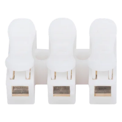 Conector Push / 3 Contactos / 250V 10A / -40°C a 100°C / Cables 0.5 a 3.5 mm² / Material Antiflama