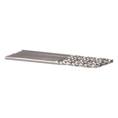 Broca para metal / 3/16" (4.76 mm) / HSS / 3-1/2" (88.9 mm) longitud total / 10 piezas