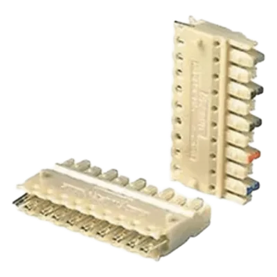Block de Conexiones 110 / Cat 5e / 4 Pares / 1.2' x 0.92' x 0.24' / Paquete 10 pzas