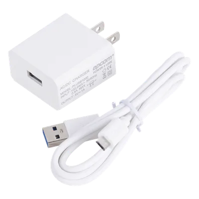 Cargador Micro-USB Profesional / 5 VCC / 1 A / Entrada 100-240 VCA / 1.94 x 1.67 x 0.96 in