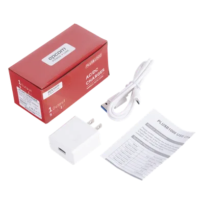 Cargador Micro-USB Profesional / 5 VCC / 1 A / Entrada 100-240 VCA / 1.94 x 1.67 x 0.96 in