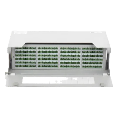 Distribuidor de Fibra Óptica / 144 Empalmes / 144 Acopladores SC/APC / 144 Pigtails SC/APC / 19" / 5 UR / 260 mm (10.2") Profundidad