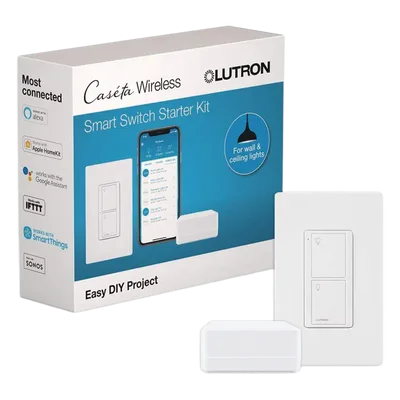 Kit de Inicio para Iluminación Inteligente / Hub Smart Bridge / Interruptor On/Off 5 A / Control por App y Asistentes de Voz / Requiere Neutro