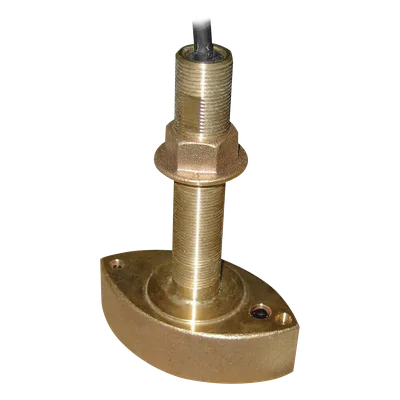 Transductor / Frecuencia dual 50/200 kHz / Potencia 600 W / Thru-hull / Cable 2 m (6.6 ft)