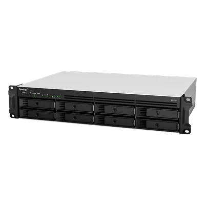Servidor NAS Rack / 8 Bahías SATA / Expansión a 12 Bahías / CPU AMD Ryzen V1500B / 4 GB DDR4 ECC / 10/25GbE PCIe / Fuente Redundante / Chasis 2U