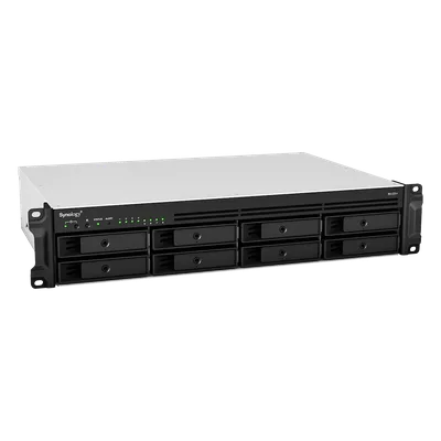 Servidor NAS Rack / 8 Bahías SATA / Expansión a 12 Bahías / CPU AMD Ryzen V1500B / 4 GB DDR4 ECC / 10/25GbE PCIe / Fuente Redundante / Chasis 2U