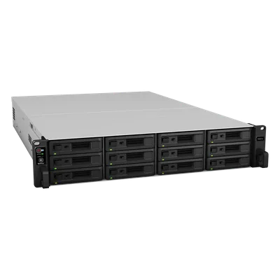 NAS Rack / 12 Bahías / Procesador Intel Xeon 8 Núcleos / 8 GB DDR4 ECC / Dual 10GbE / Escalable a 36 Bahías / Alimentación Redundante