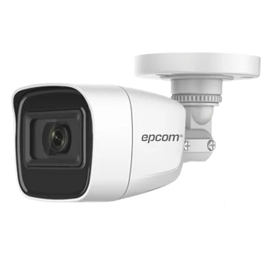 Cámara Bala TURBOHD / 2 Megapixel / Gran Angular 106.4° / IR 25 m (82 ft) / IP66 / Audio por Coaxitron / 4 Tecnologías