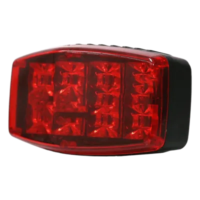 Luz Frontal Ultra Brillante / 9 LED 3W / 25 Patrones Destello / 10-30VCC / 64-104 cm (2.1-3.4 ft) / Rojo