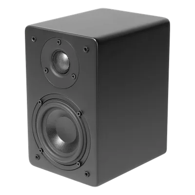 Altavoz de Estantería / Woofer 4'' / Tweeter 1'' Aluminio / 40 W / 8 Ohms / 89 dB / Negro Mate